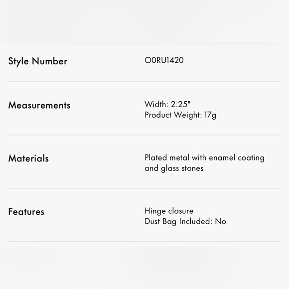 Kate Spade open cuff bracelet.
Lady Marmalade in rose gold. - Picture 10 of 10